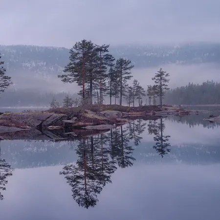 Дом отдыха Secluded Farm By & River In Telemark Drangedal